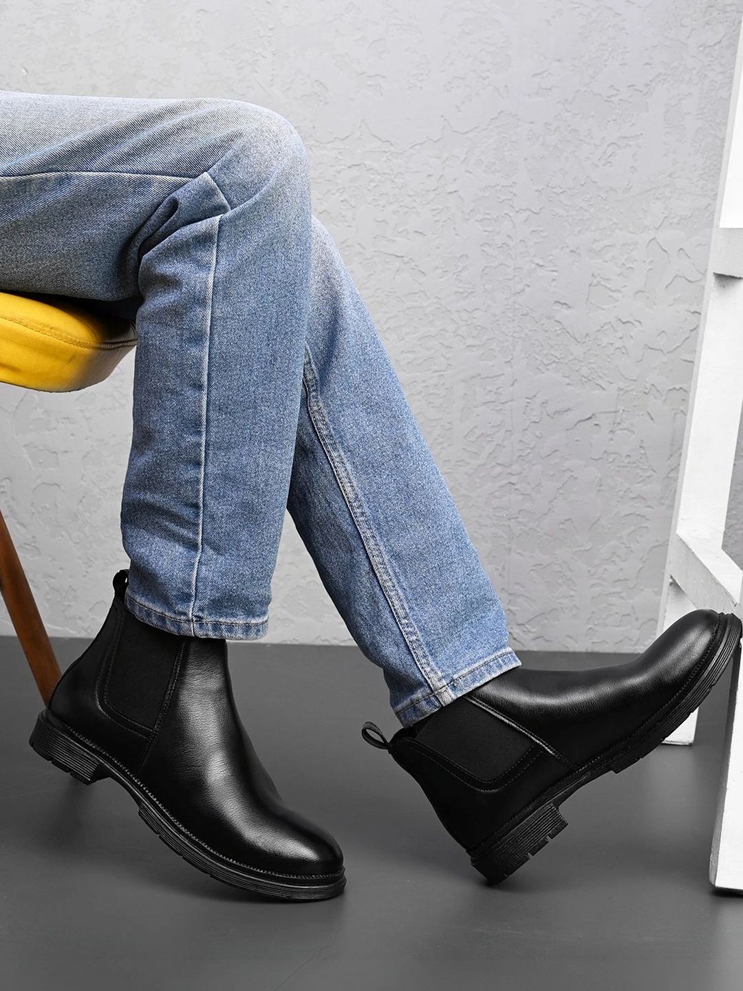 Killer Men Round Toe Chelsea Boots-image-36