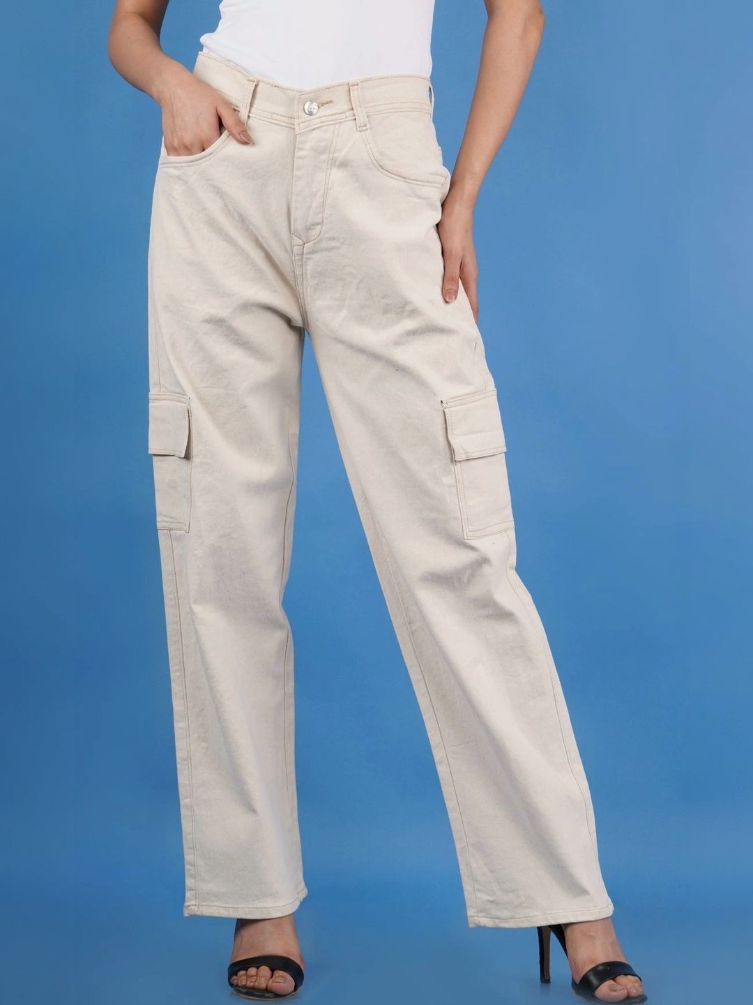 HERE&NOW Women Classic Cargos Trousers-picture-18