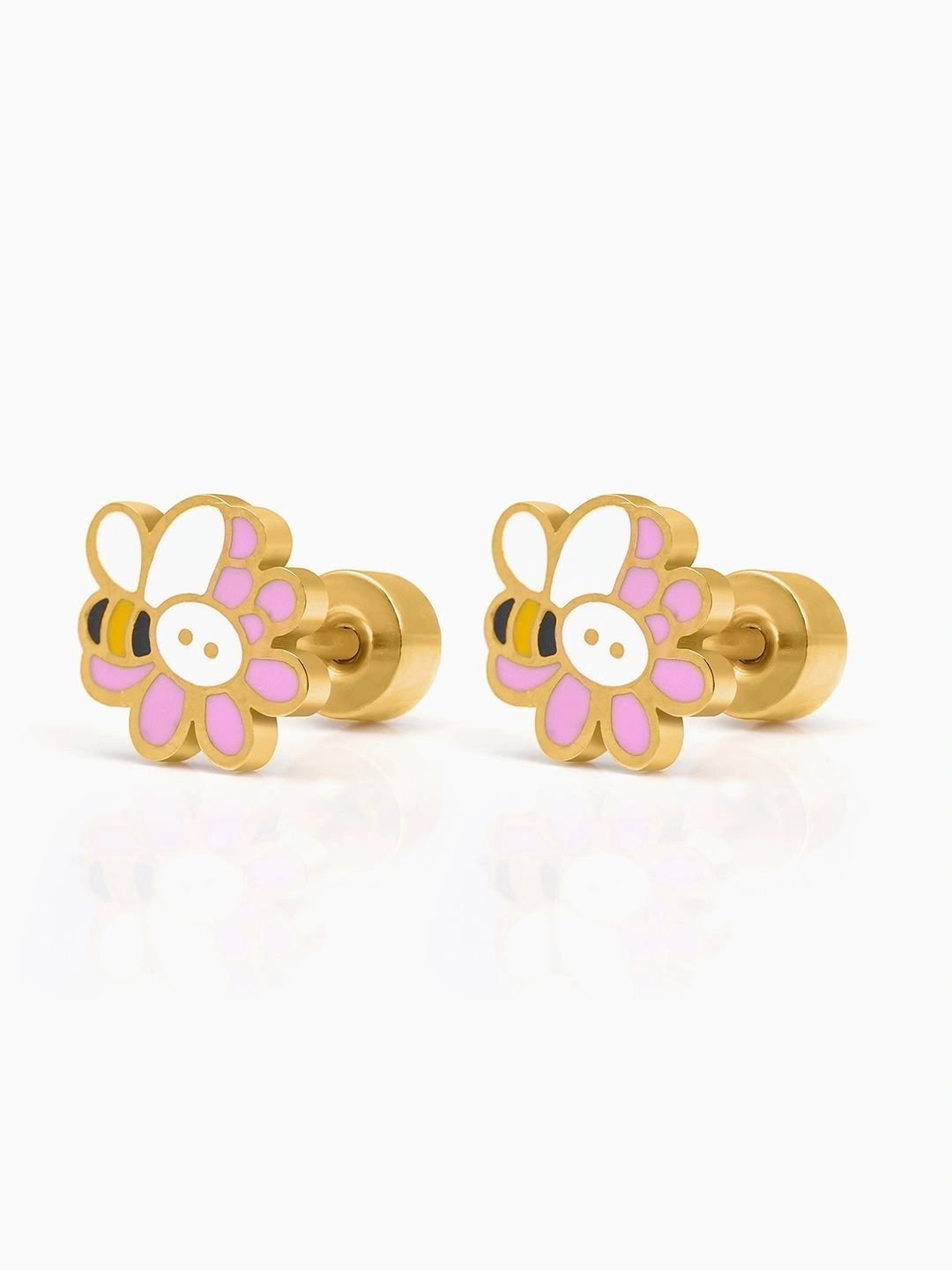 SWASHAA Floral Studs Earrings-picture-15