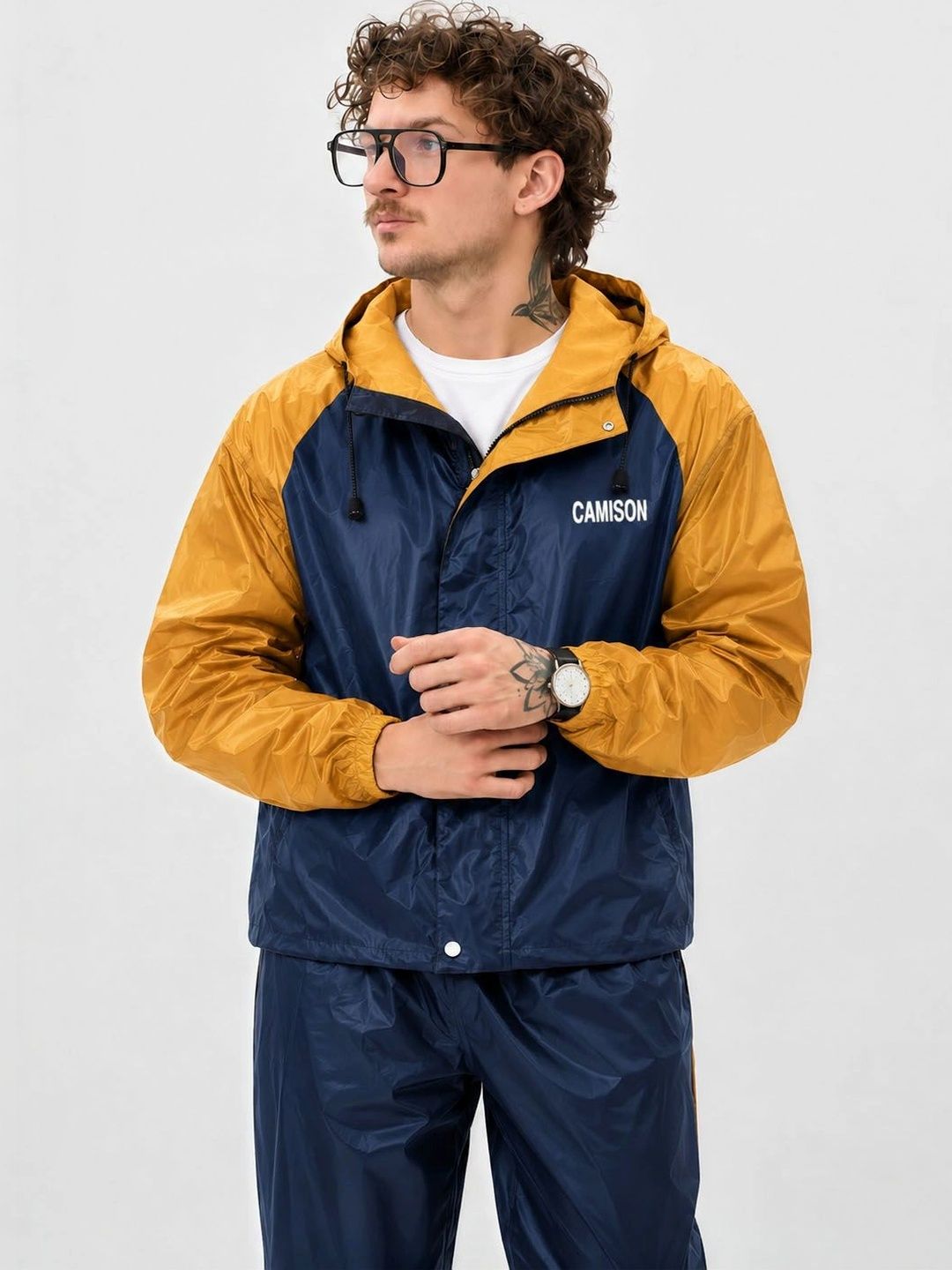 CAMISON Hooded Breathable Waterproof Rain Jacket-picture-22