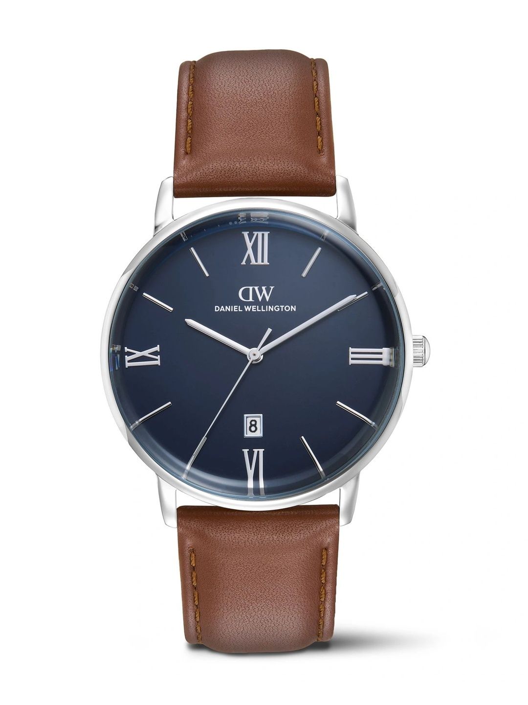 Daniel Wellington Men Dial & Leather Straps Analogue Date Aperture Watch DW0DG1800-picture-6