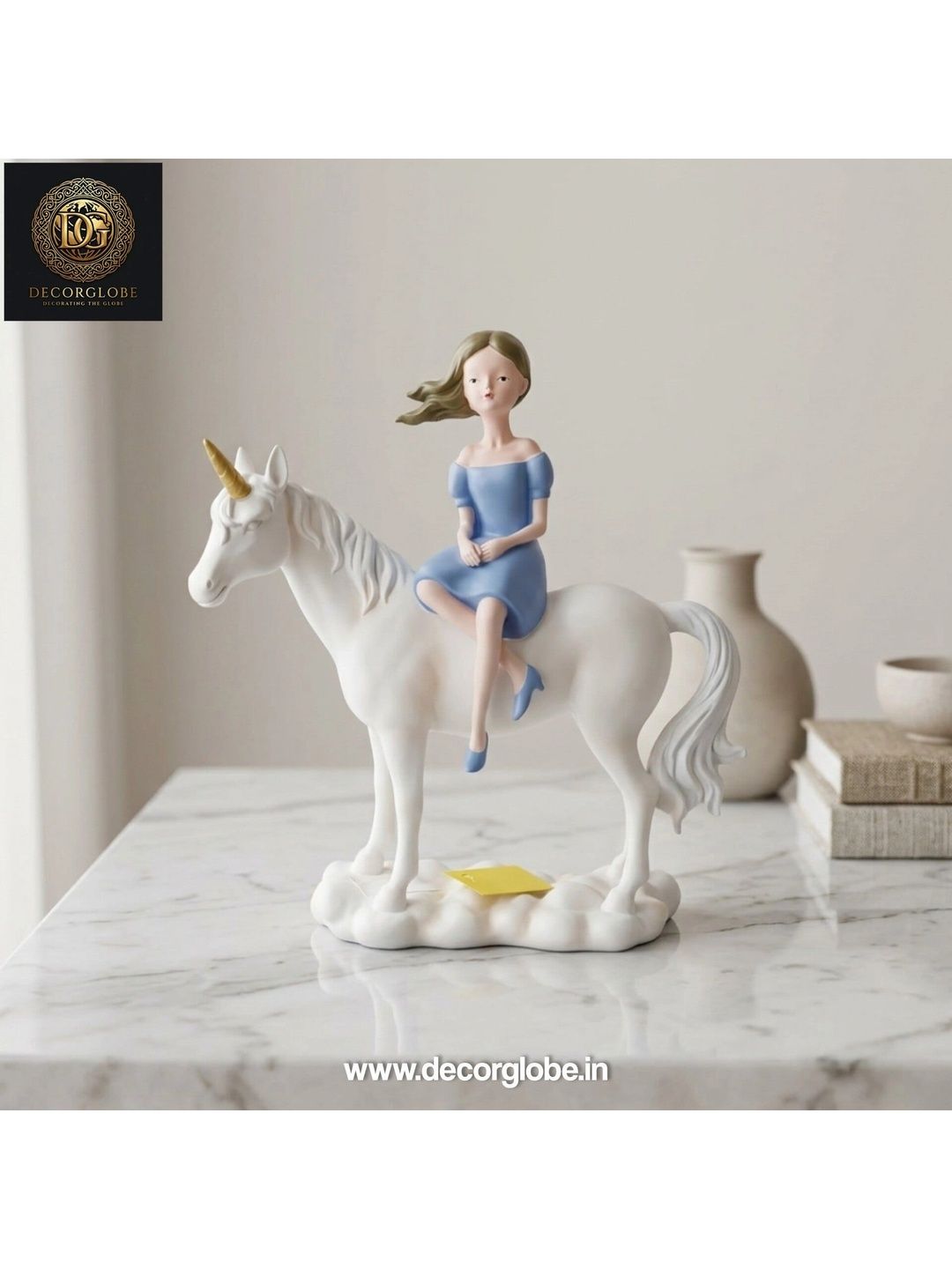 DecorGlobe Multicoloured Figurine Showpiece-picture-47