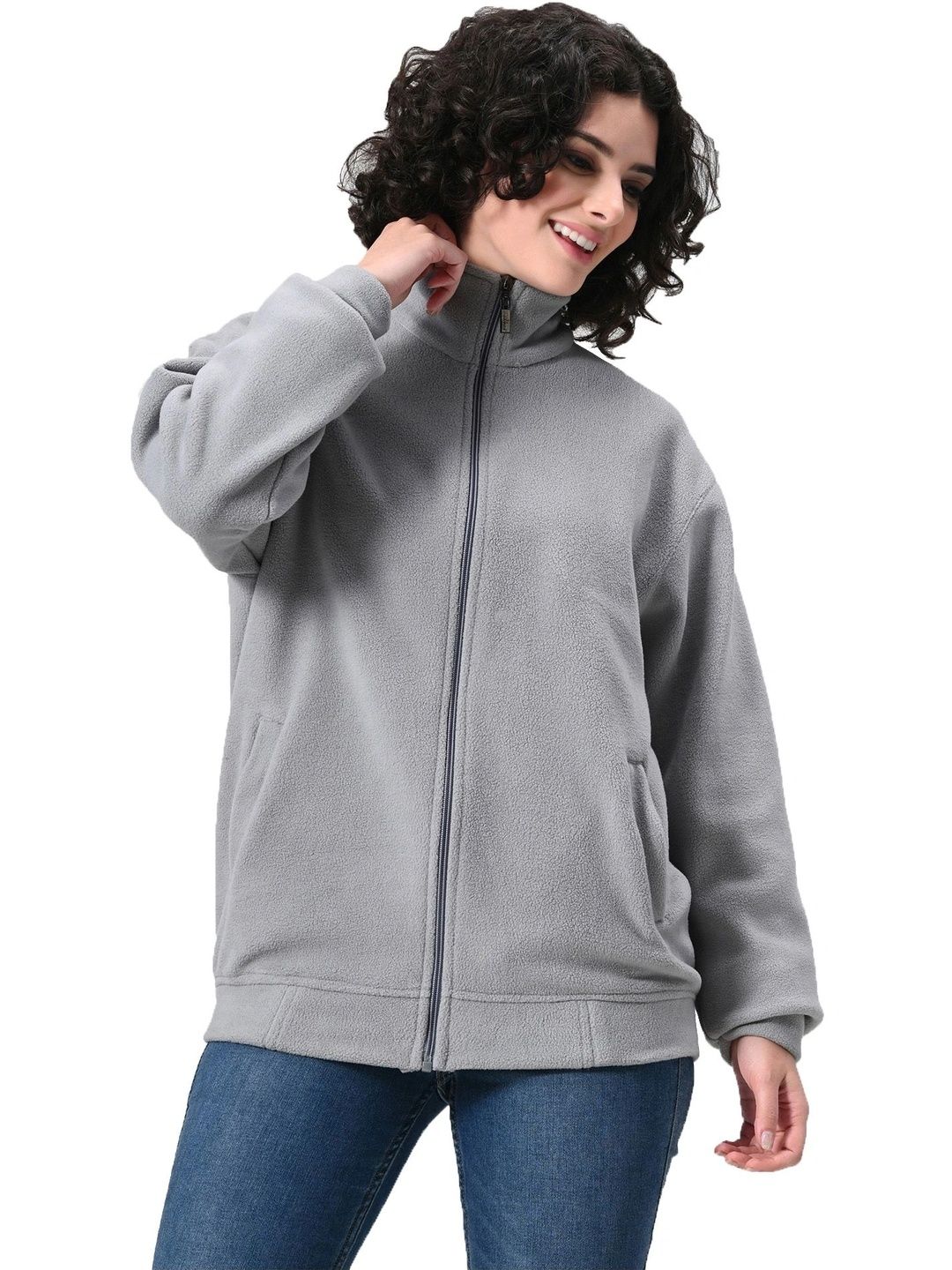 BAESD Women Woollen Lightweight Open Front Jacket-picture-26