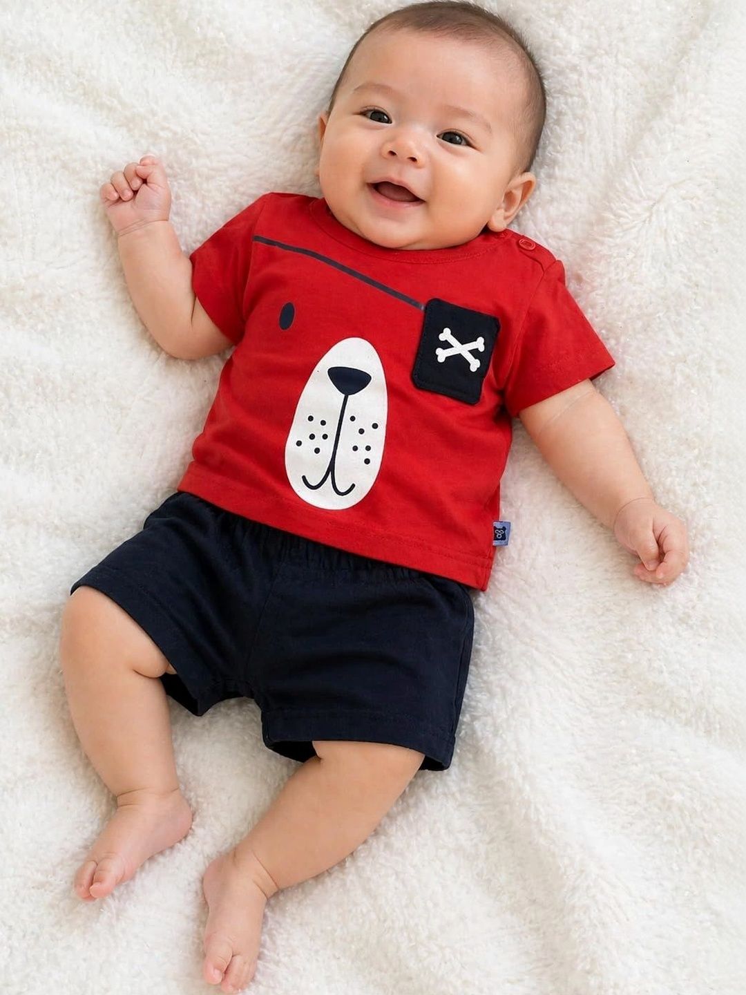 SWEET CABOODLES Unisex Kids Printed T-shirt with Shorts-image-25
