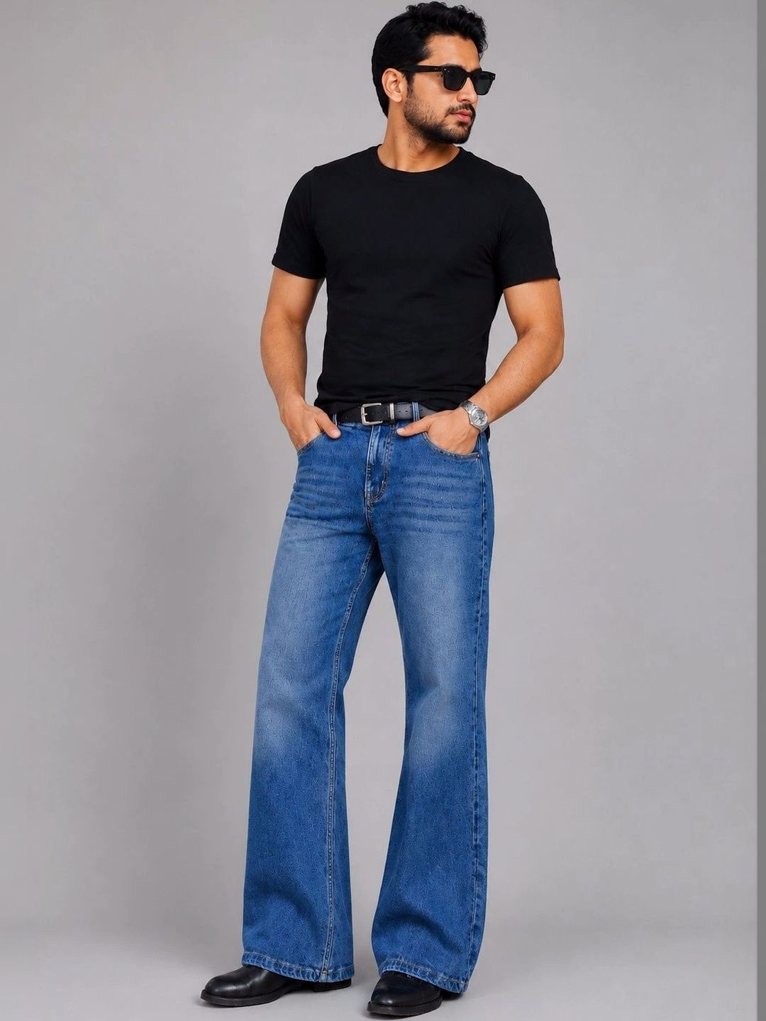 NOWI Men Bootcut Mid-Rise Jeans-picture-22
