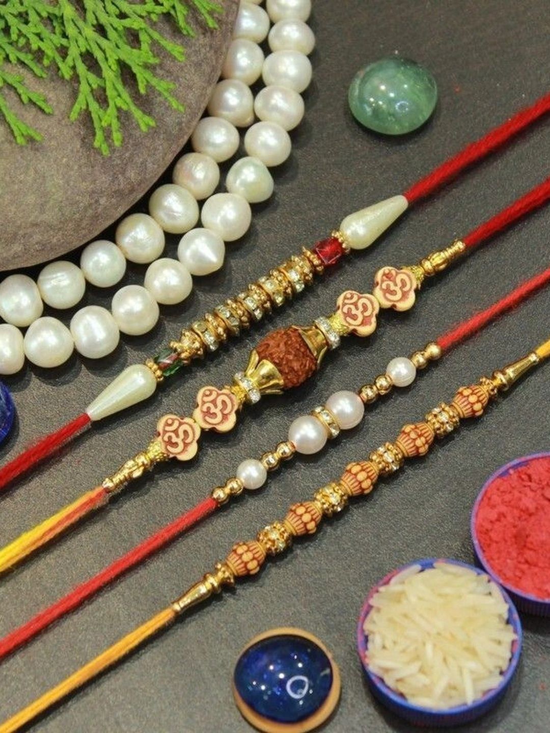 Sangria Thread Rakhi-picture-40