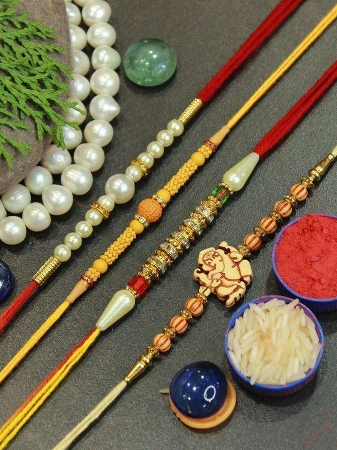 Sangria Thread Rakhi-picture-49