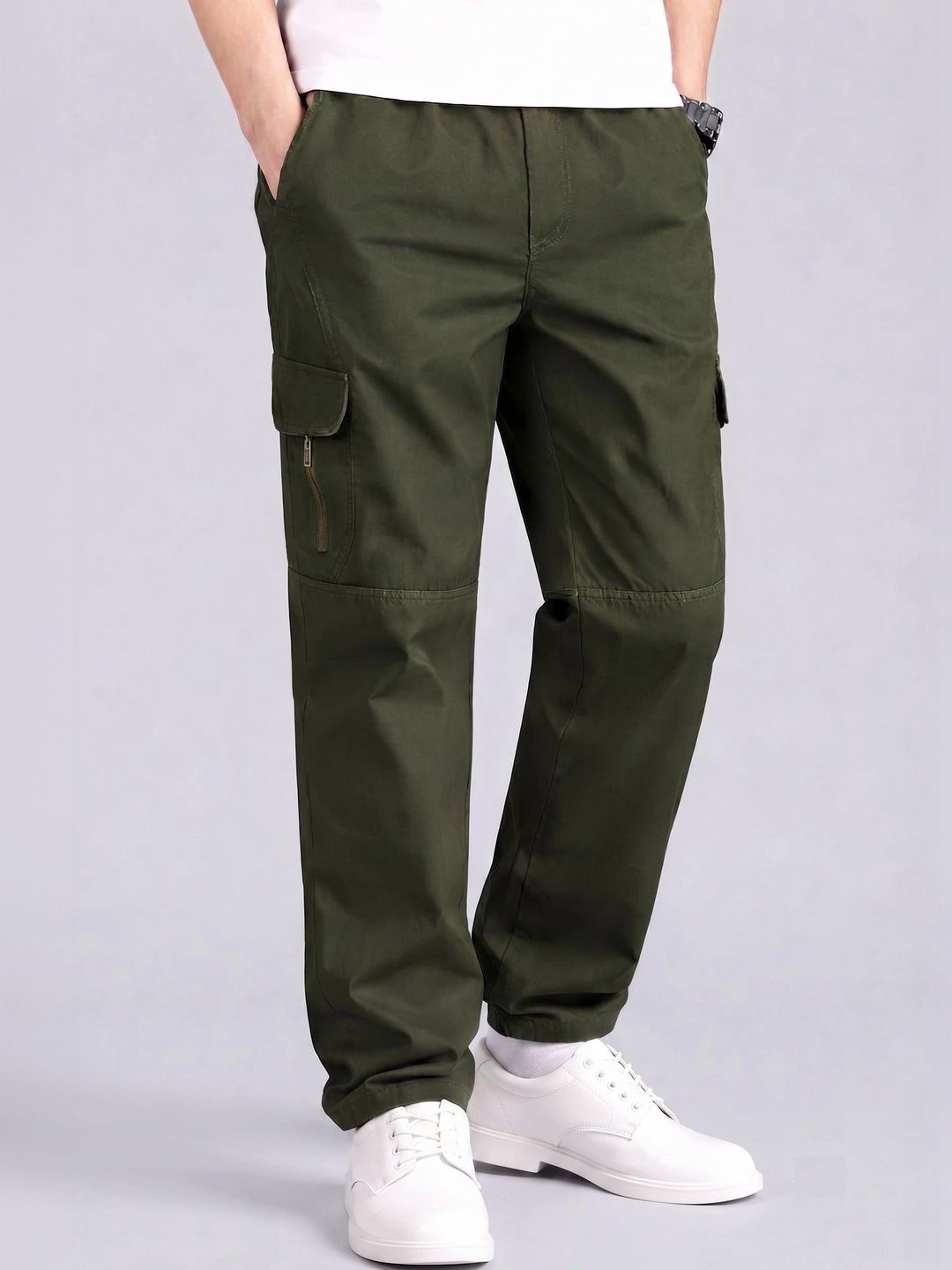 FLEXO FIT FLEX Men Cargos Trousers-picture-30