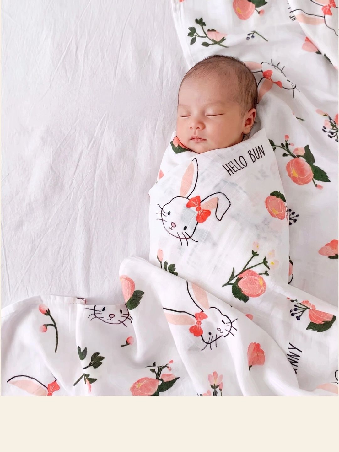 DOTMOM Set Of 2 Supersoft Antibacterial Bamboo Swaddle-picture-34