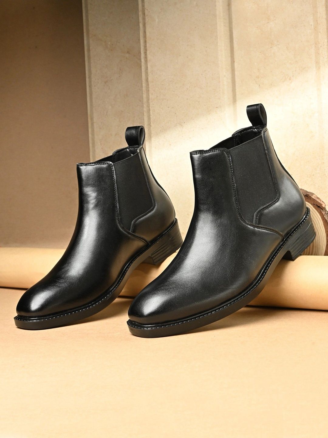 INVICTUS Men Round Toe Chelsea Boots-picture-18