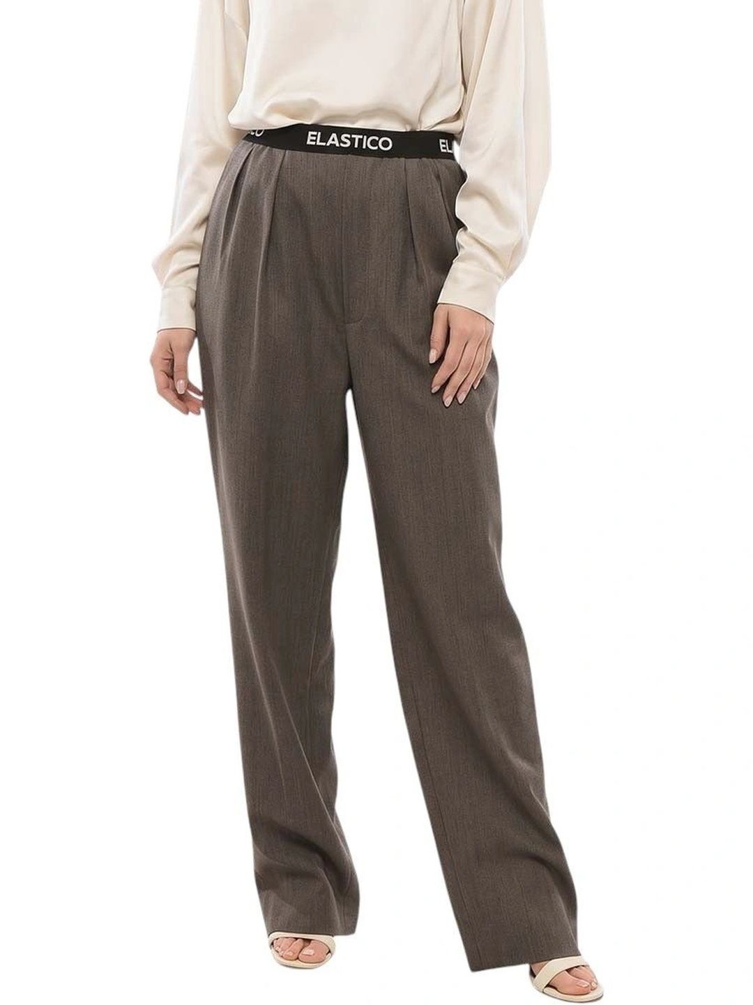 MOSCHINO Women High-Rise Easy Wash Trousers-picture-19