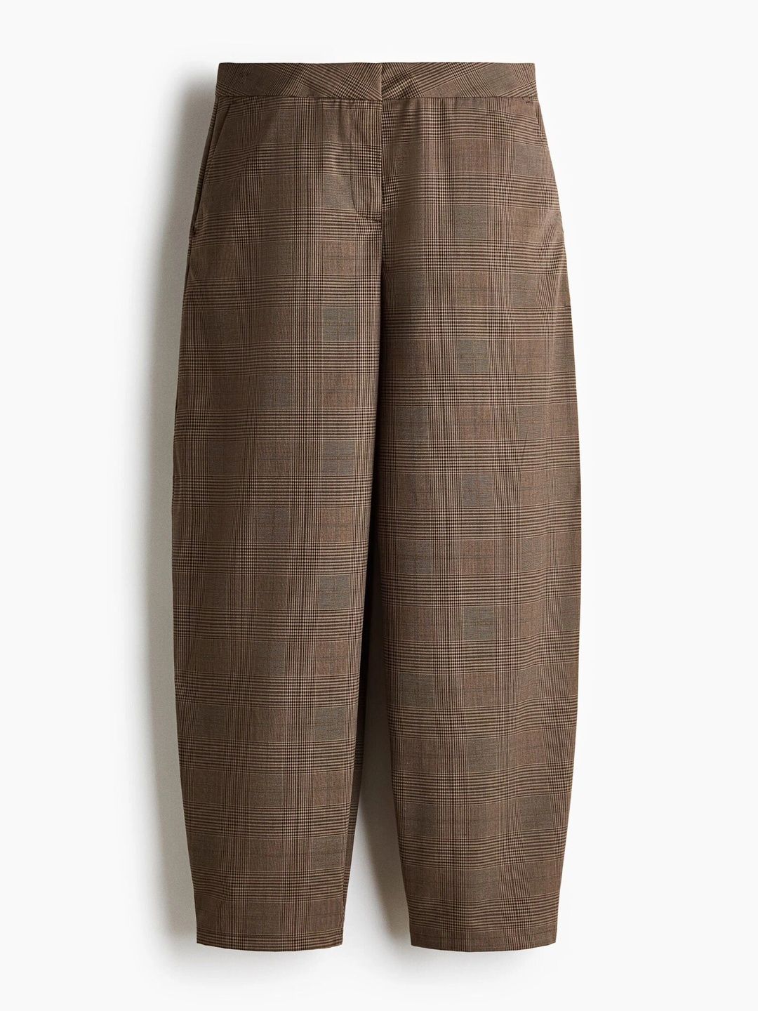 H&M Women Checked Easy Wash Trousers-picture-51