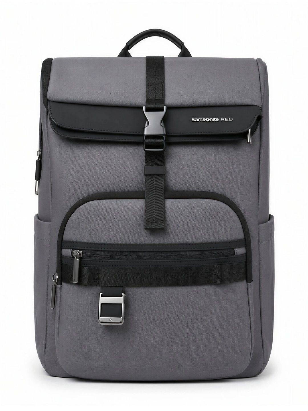 Samsonite Unisex Brand Logo Contrast Detail Backpack with Compression Straps-picture-23