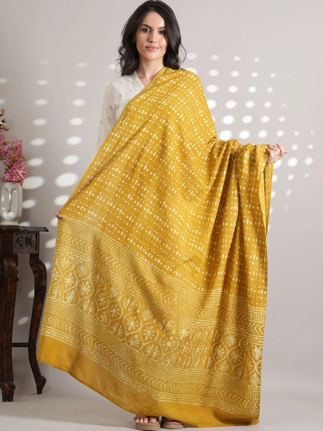 Style Shoes Ethnic Motifs Printed Pure Cotton Block Print Dupatta-picture-19