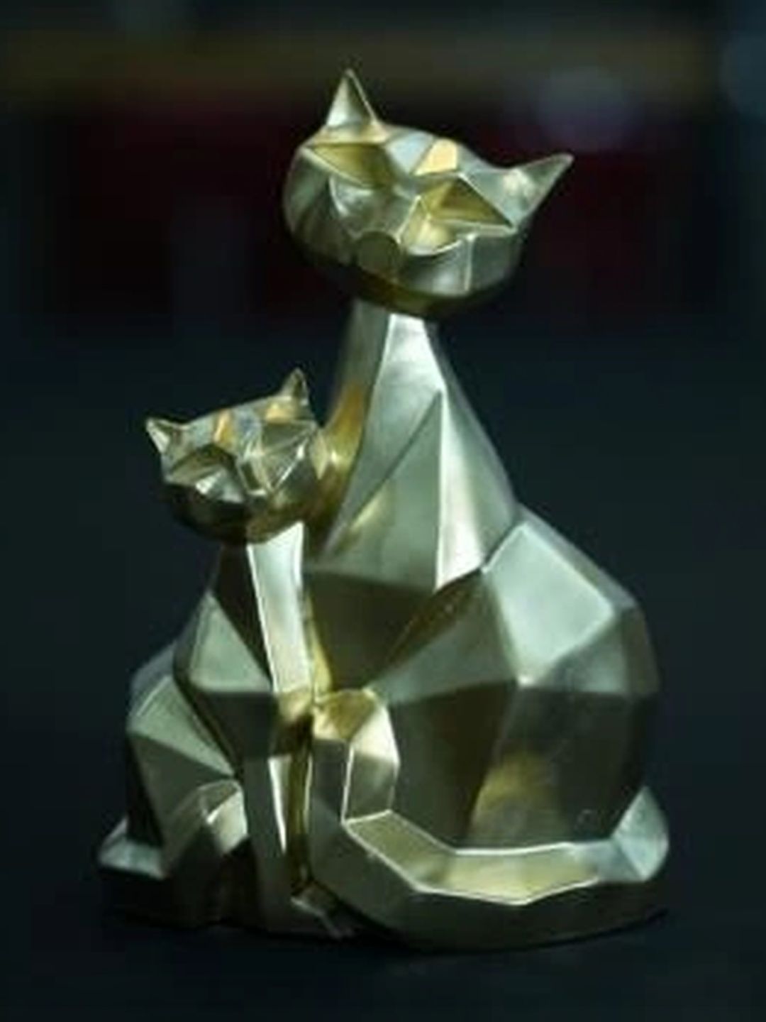 DecorGlobe Gold-Toned Figurine Showpiece-picture-6