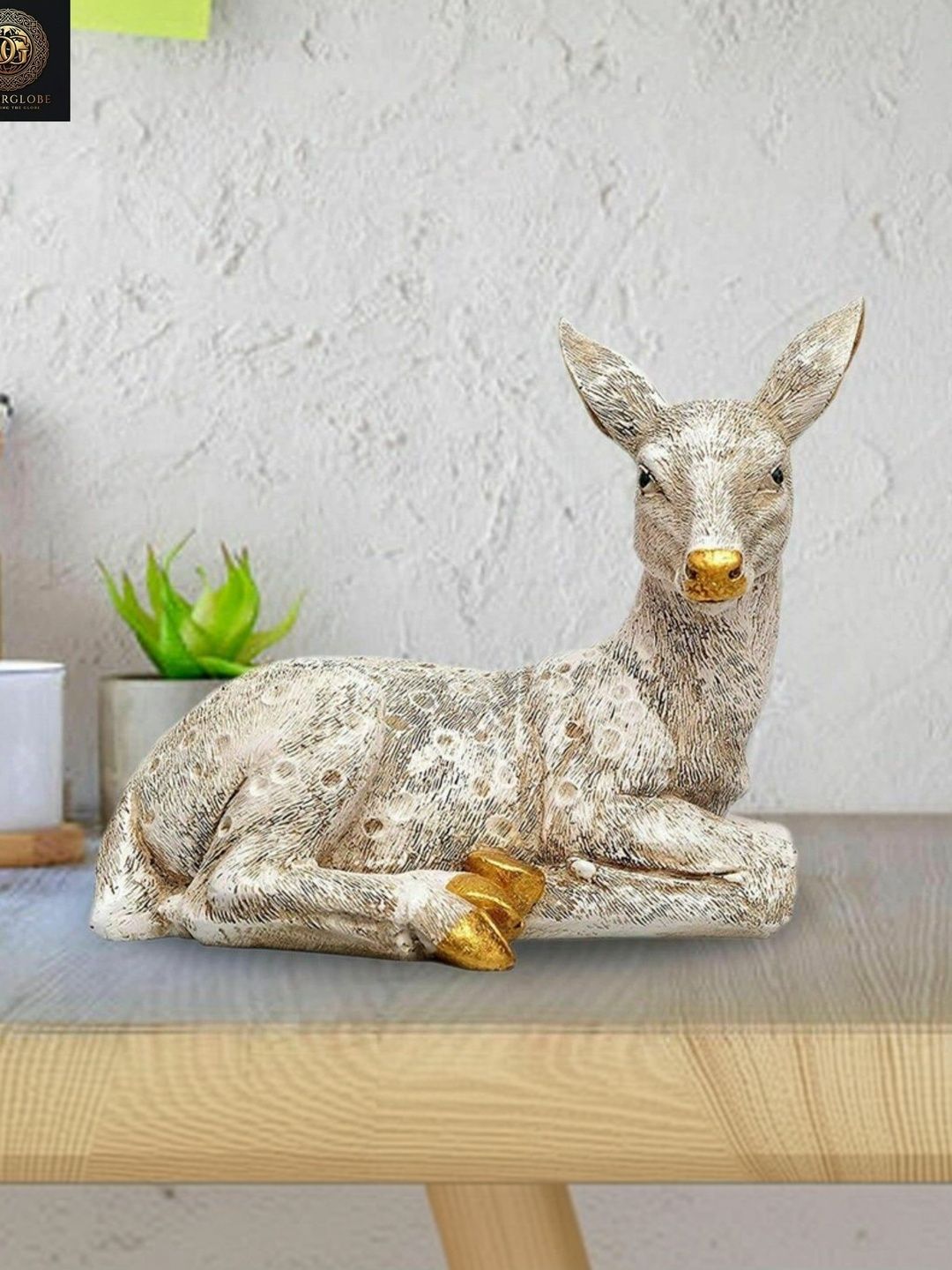 DecorGlobe White Figurine Showpiece-image-27