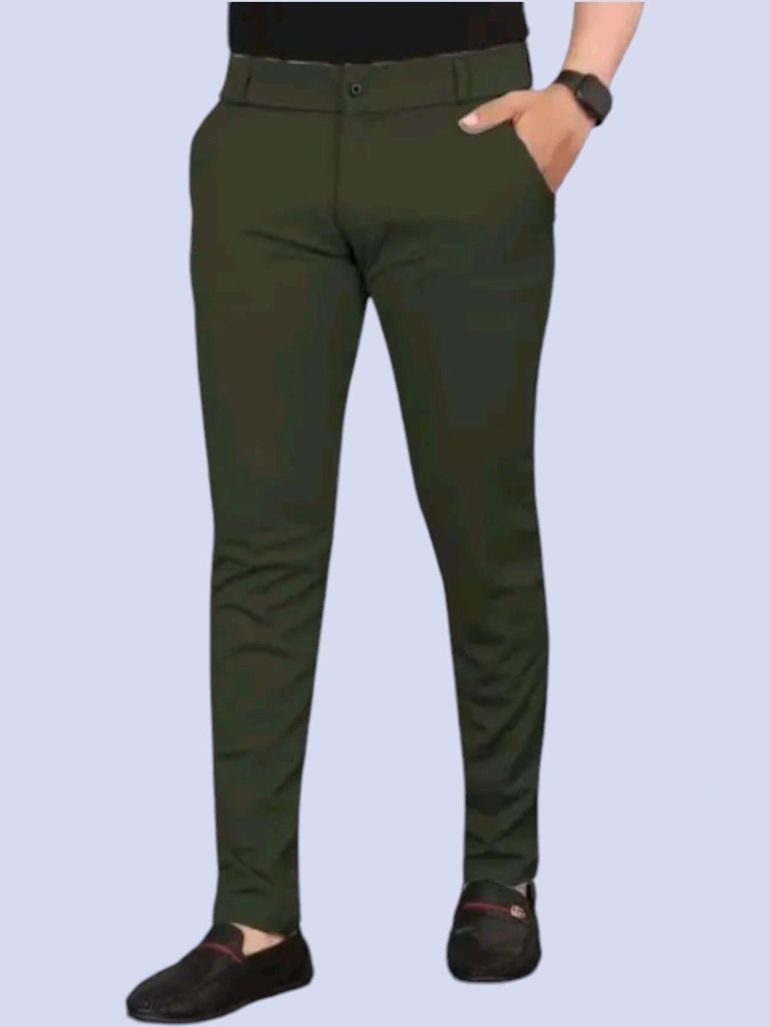 Nk staylish Men Smart Slim Fit Easy Wash Chinos Trousers-picture-37