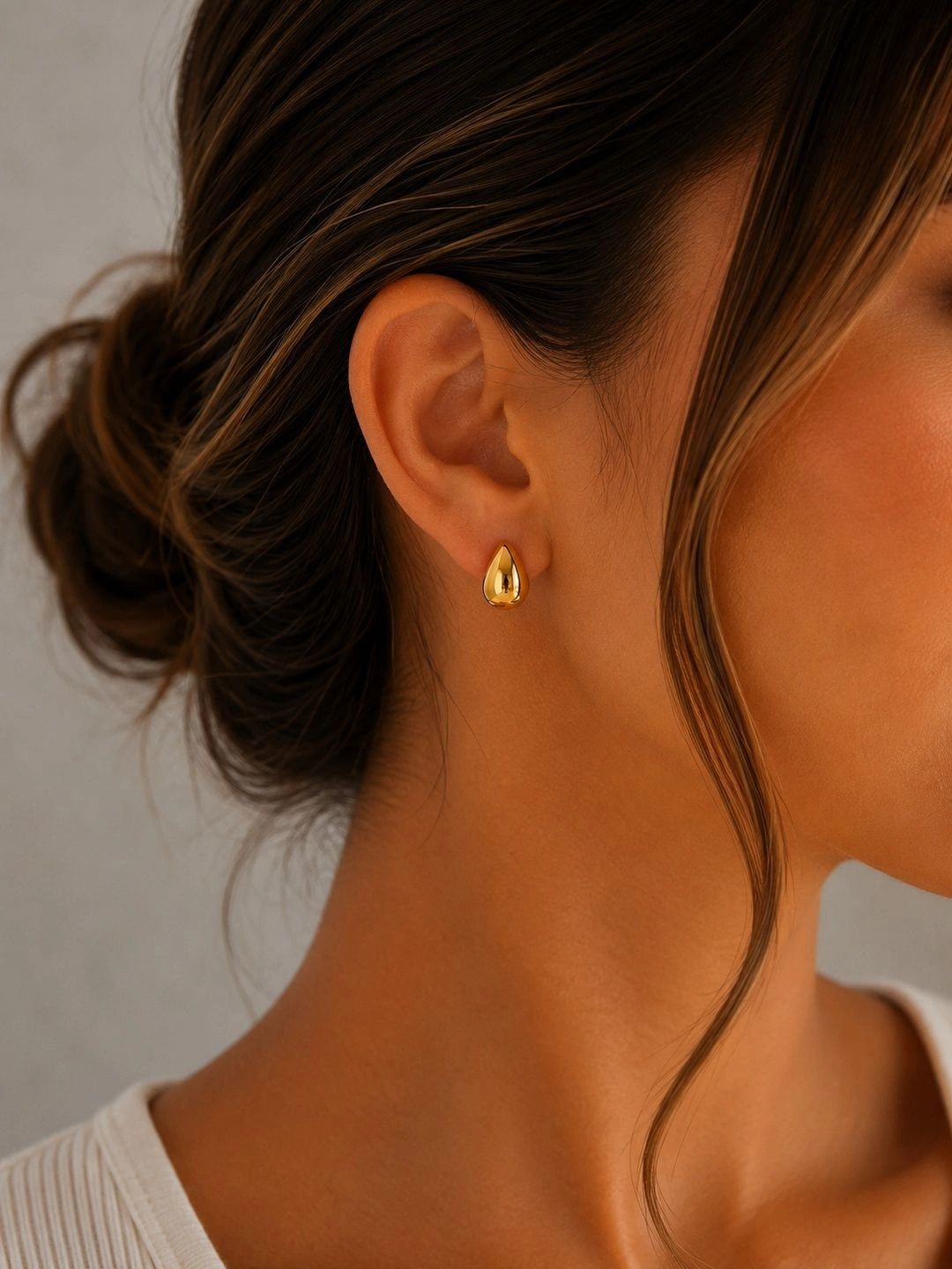 creative  sansar Creative Sansar Teardrop Shaped Studs Earrings-picture-53