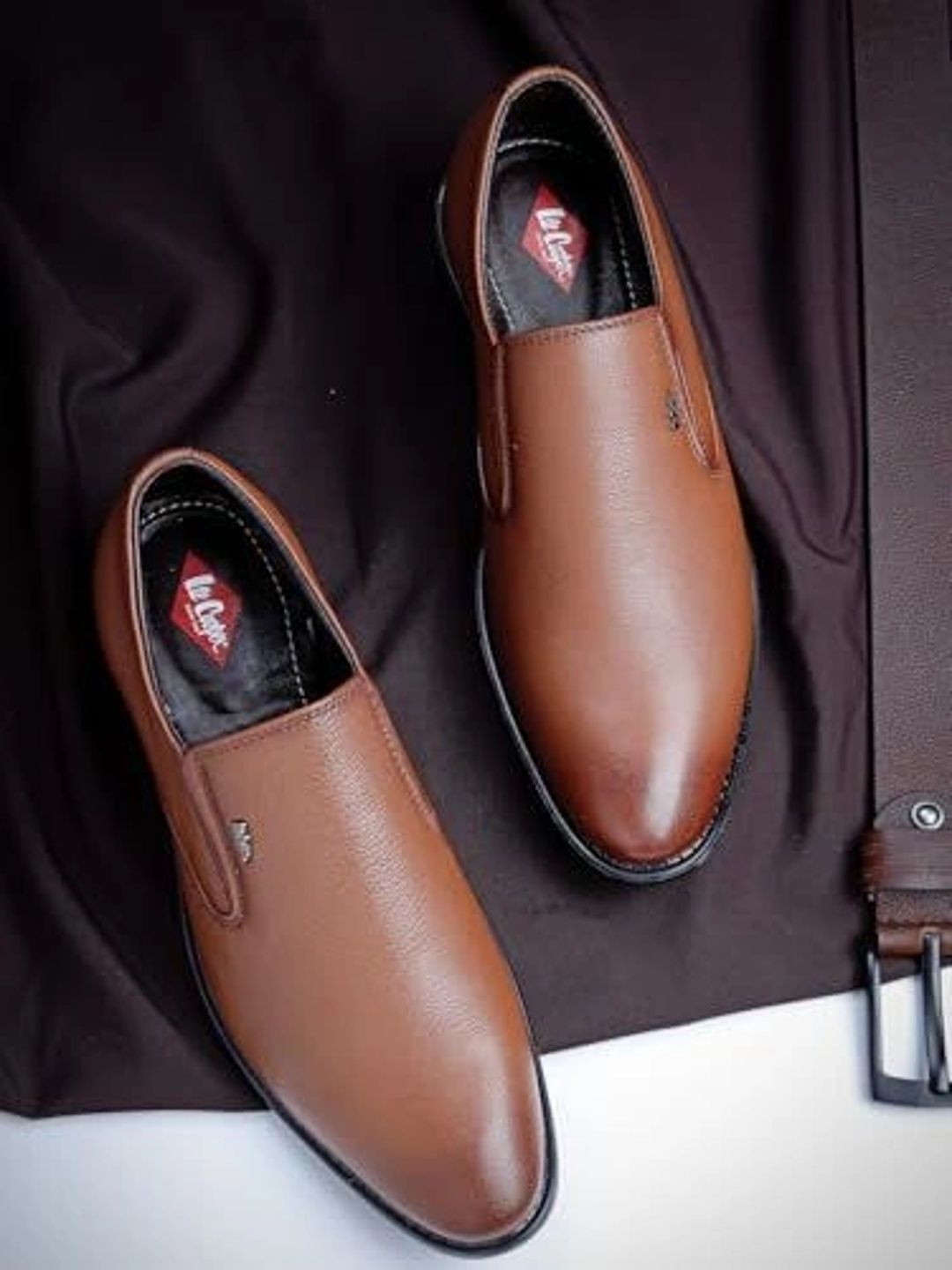 Lee Cooper Men Pointed-Toe Formal Slip-On Shoes-picture-46