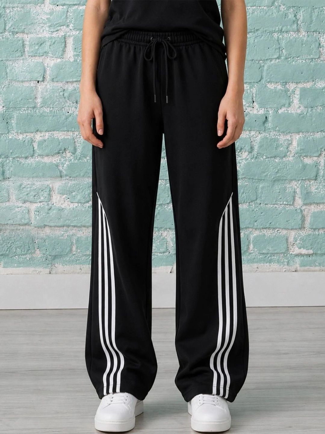 HERE&NOW Women Striped Classic Trousers-picture-28