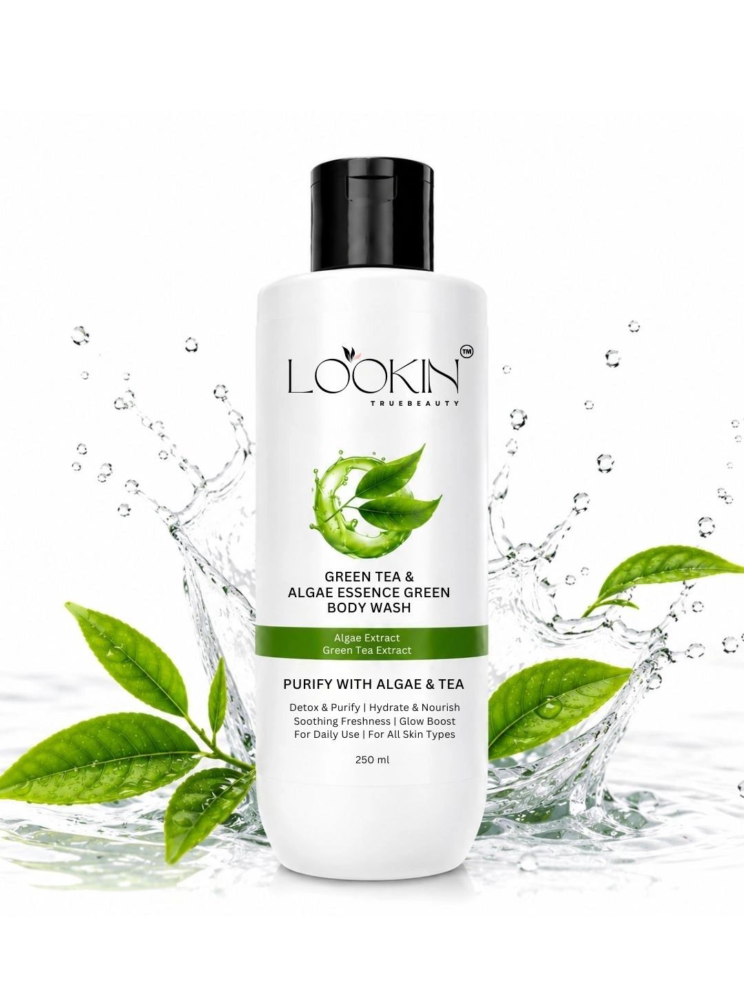 LOOKIN - TRUE BEAUTY Green Tea & Algae Essence Body Wash - 250 ml-image-20