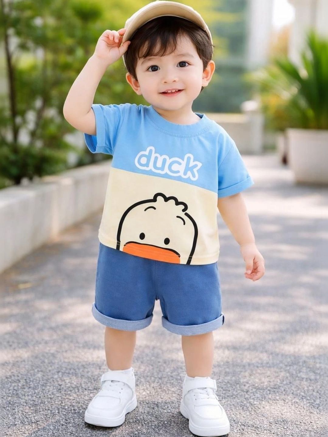 SRP COLLECTION Unisex Kids Printed T-shirt with Shorts-picture-28