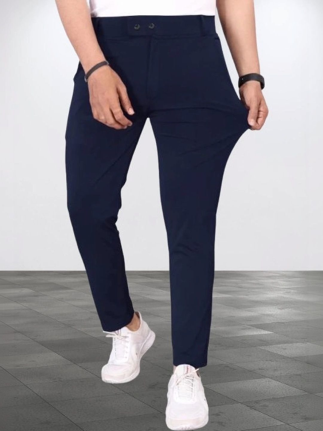 Nk staylish Men Smart Slim Fit Trousers-picture-50
