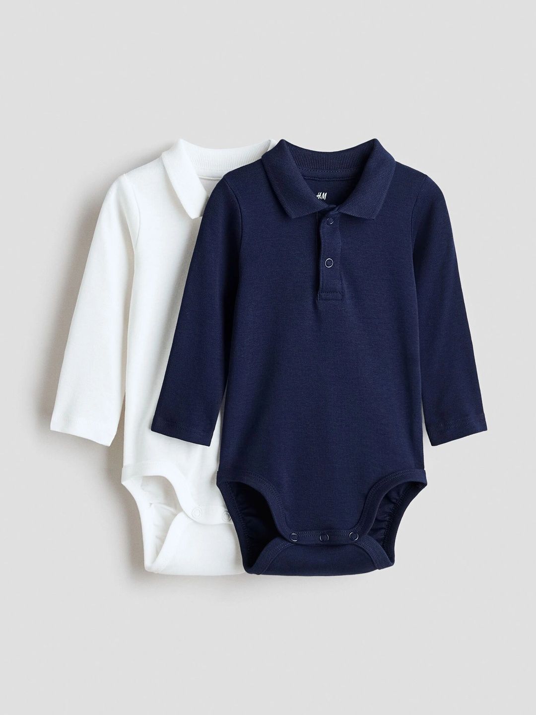 H&M 2-Pack Polo-Style Bodysuits-picture-45
