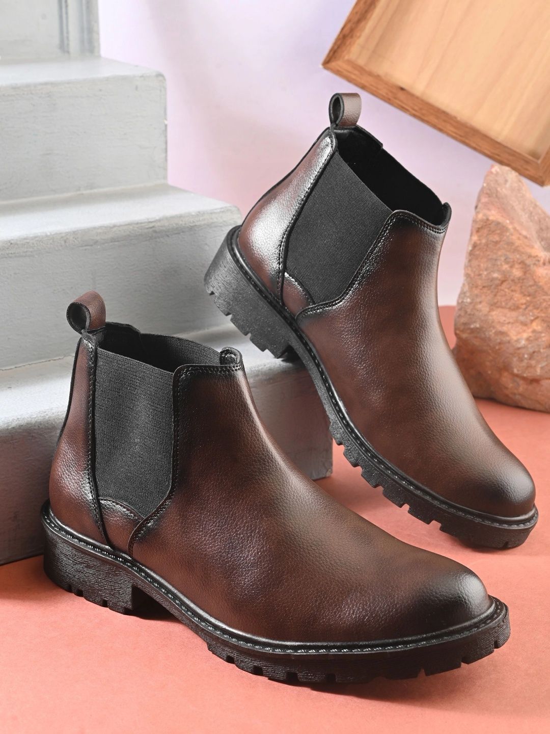 Killer Men Round Toe Chelsea Boots-picture-15