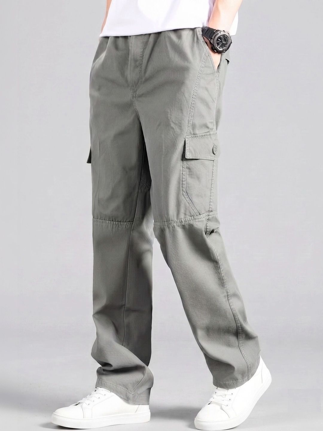 Nayram Fashion Men Cargos Trousers-picture-21