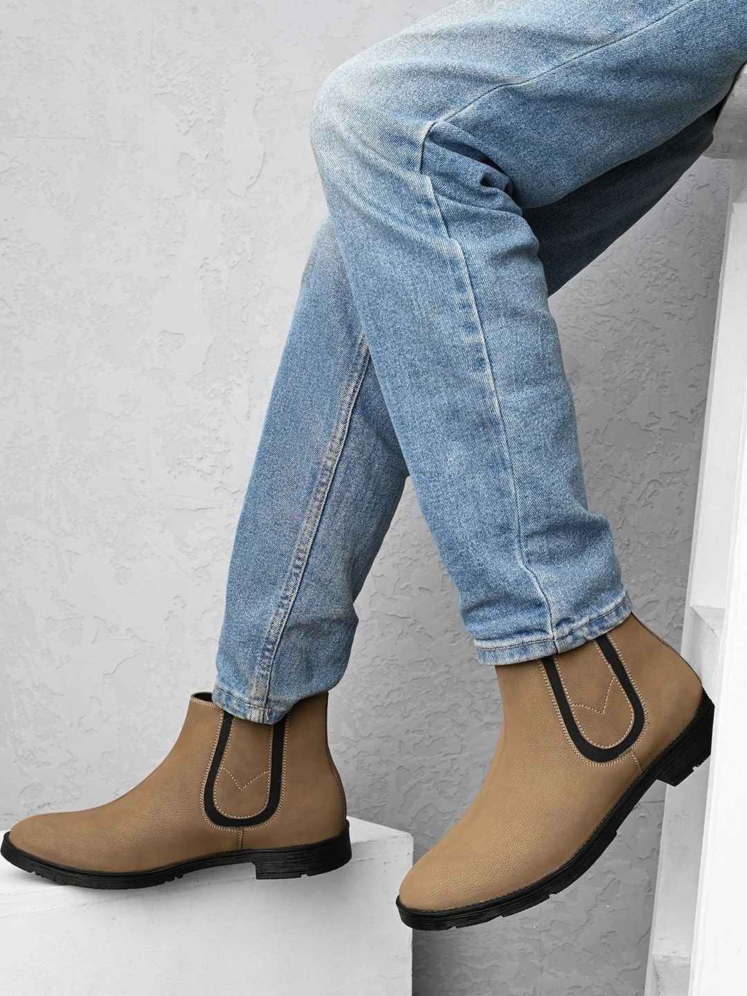 Killer Men Round Toe Chelsea Boots-picture-43