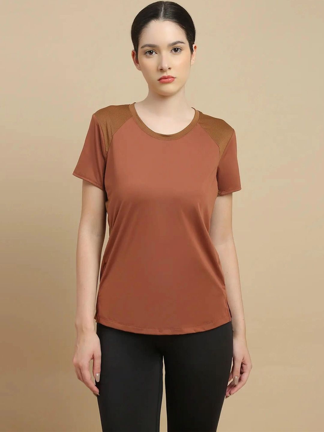 Decathlon Women Colourblocked T-shirt-picture-54