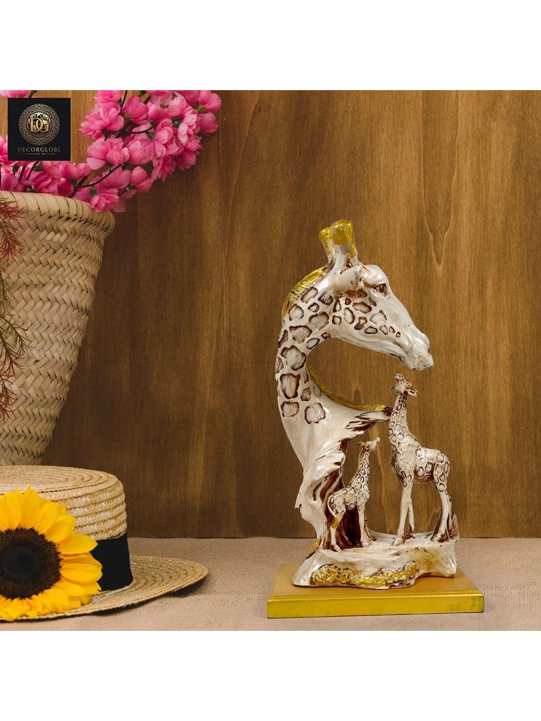 DecorGlobe Off White Figurine Showpiece-picture-2