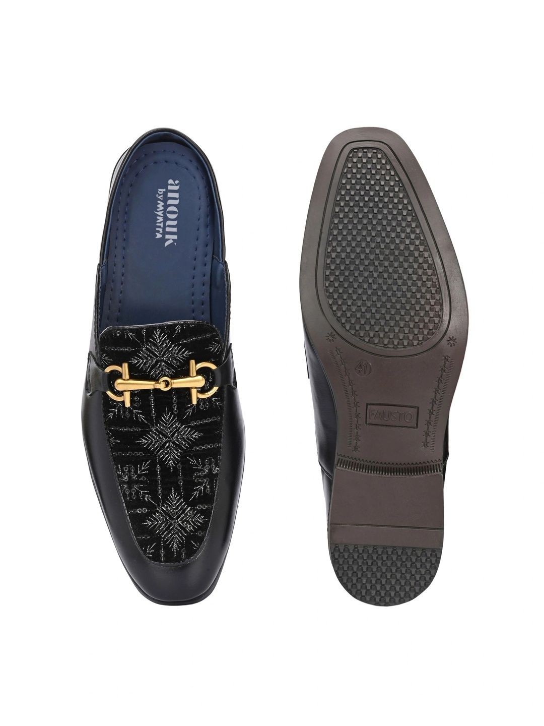 Anouk Men Textured Mules-picture-13