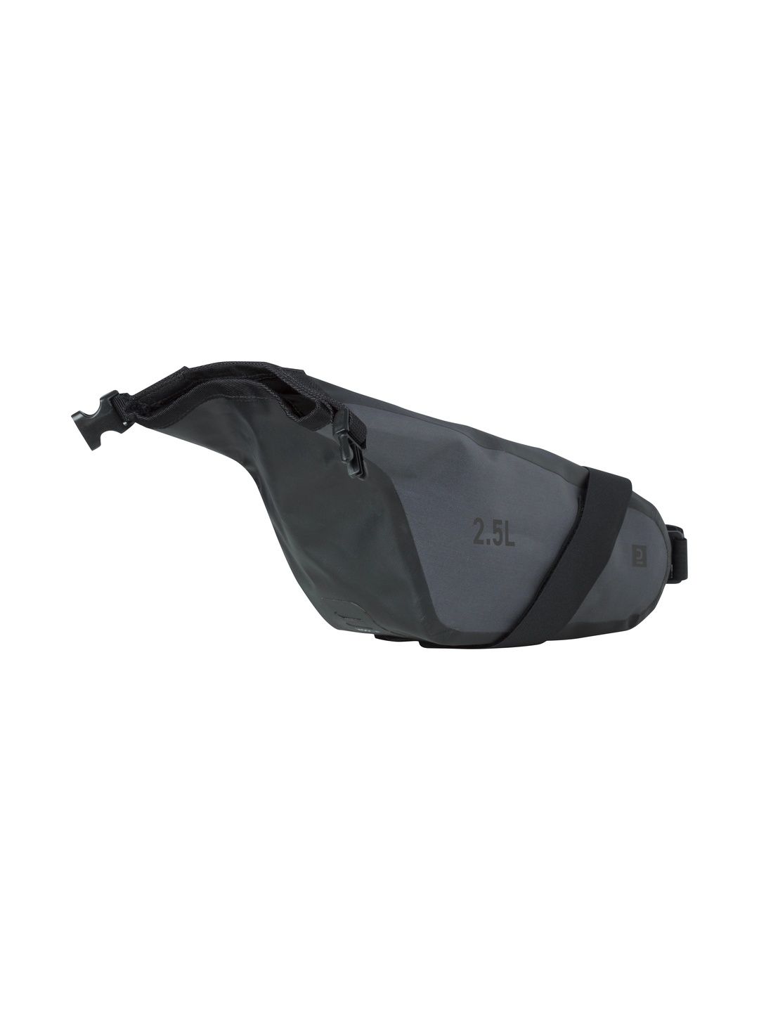 Decathlon Riverside Unisex Black 2.5L Watertight Cycling Saddle Bag-image-4