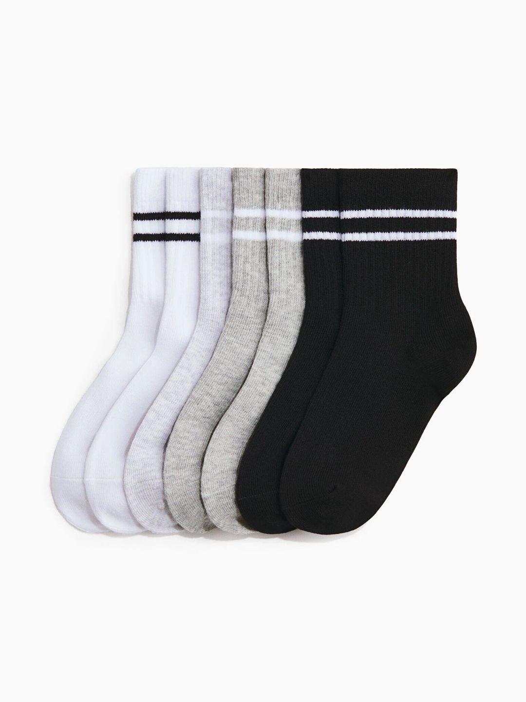 H&M MOVE Boys Striped Above Ankle Socks-picture-34