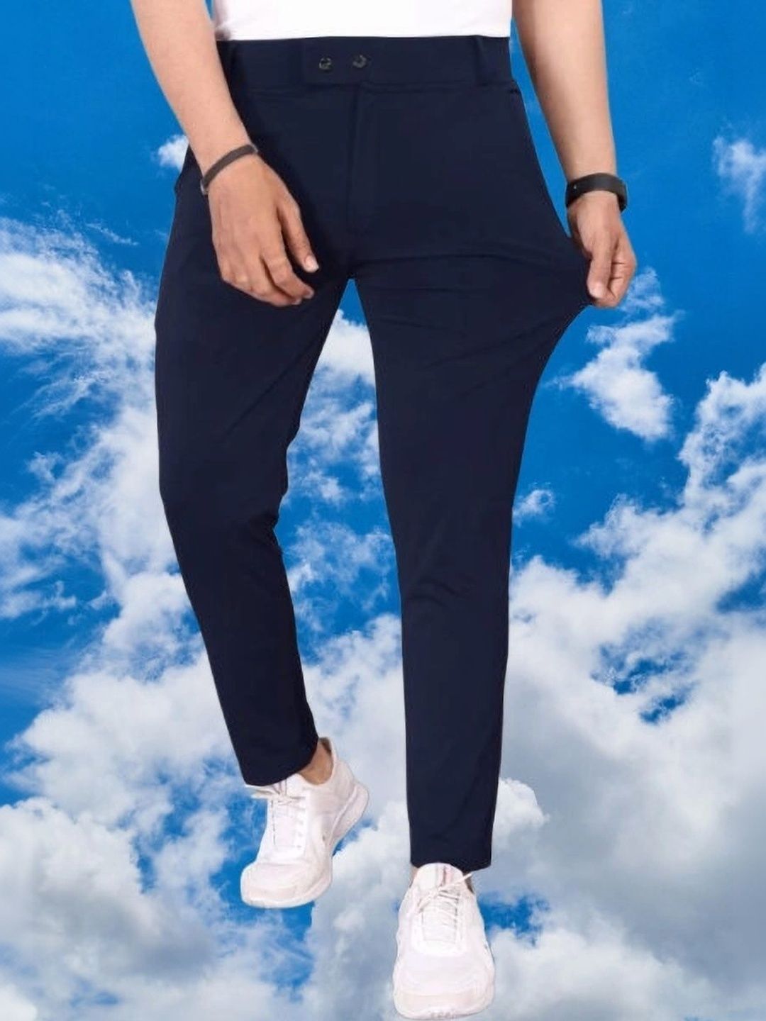 Nk staylish Men Smart Slim Fit Trousers-picture-44