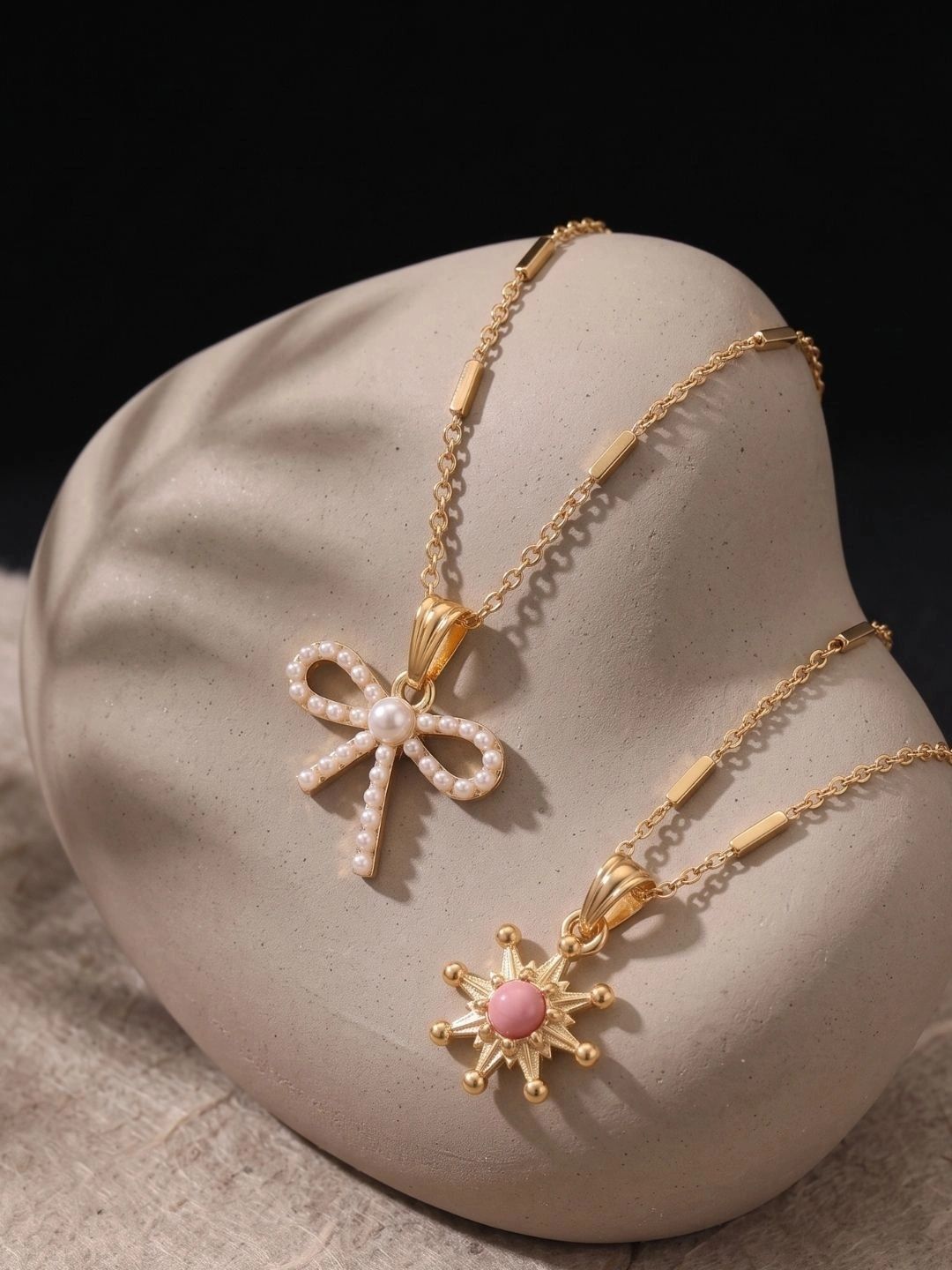 DressBerry Brass Gold-Plated Necklace-image-41