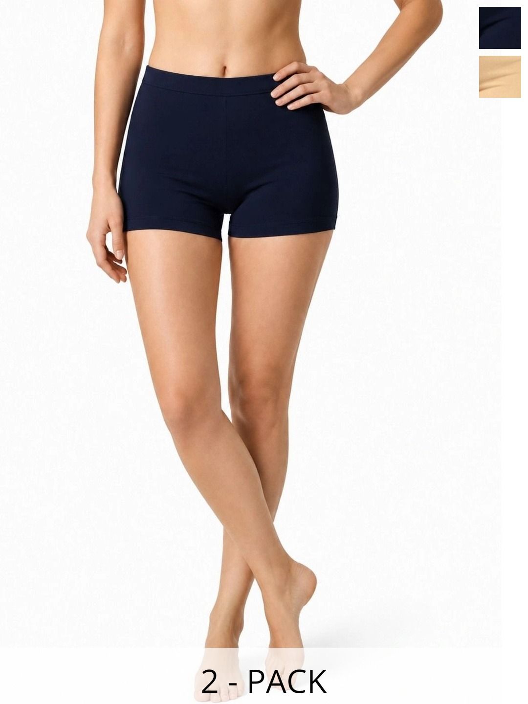 Trazeno Women Pack of 2 Boy Shorts-picture-27