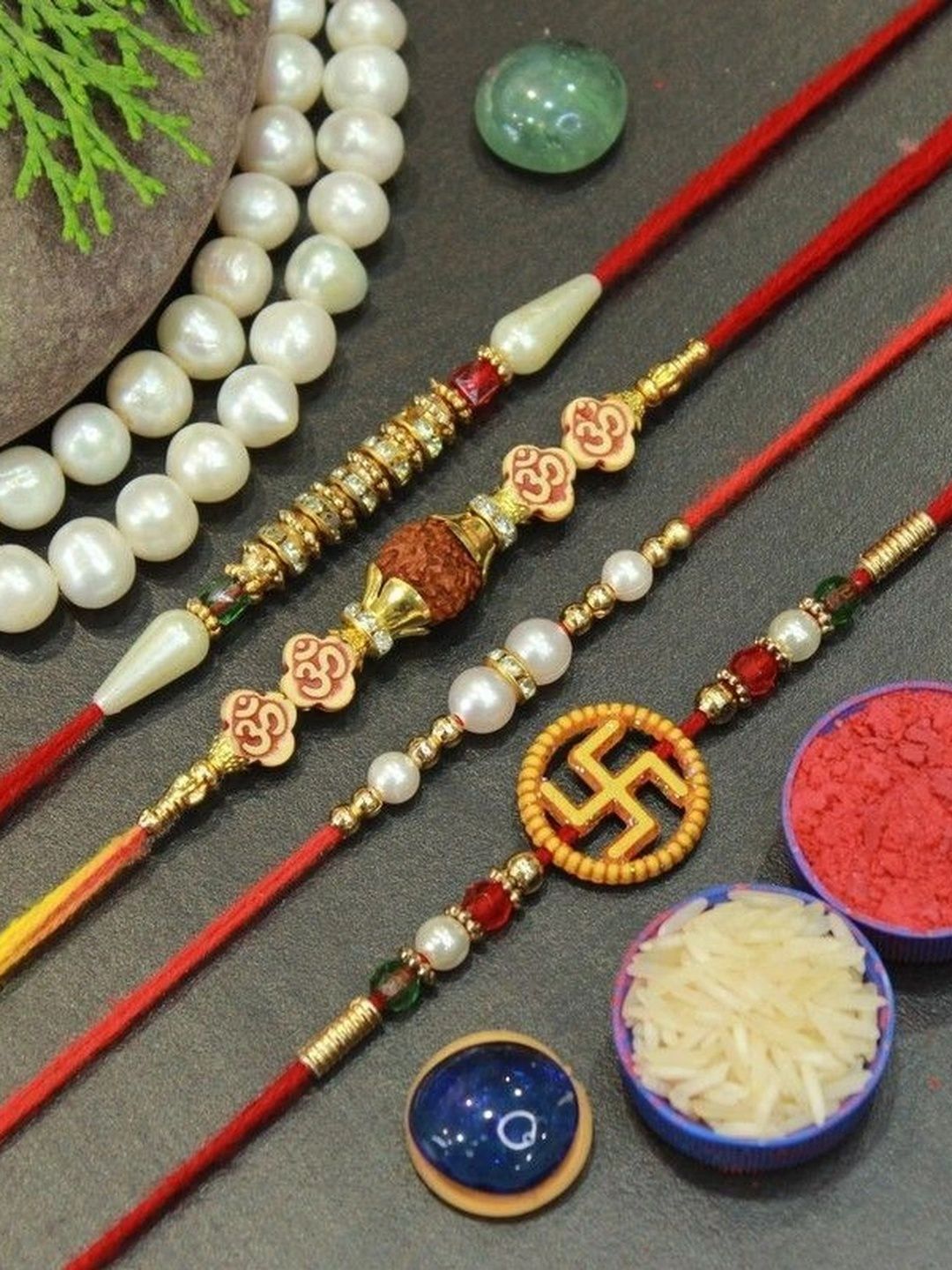 Sangria Thread Rakhi-picture-45