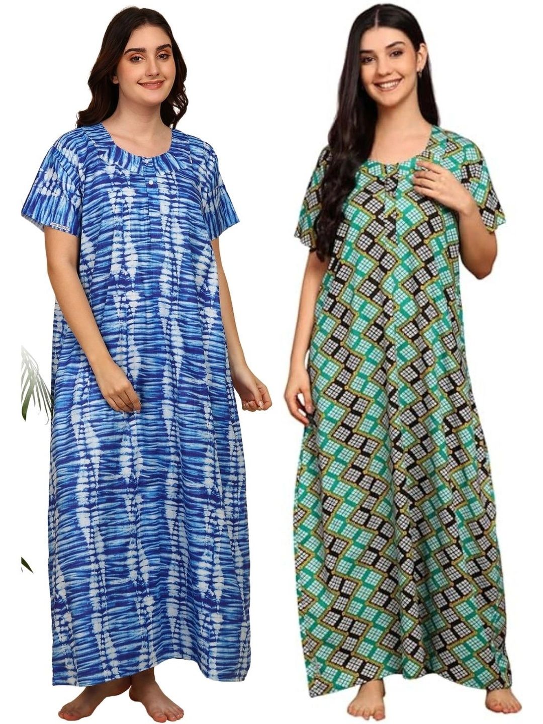 KBNBJ Printed Maxi Nightdress-picture-0
