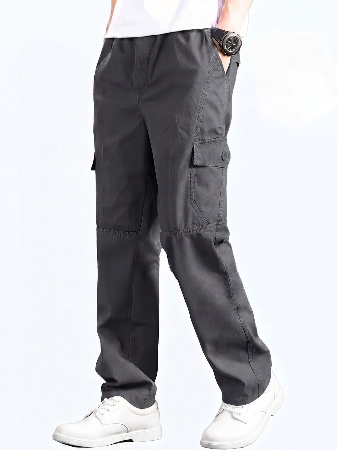 Nayram Fashion Men Cargos Trousers-picture-22