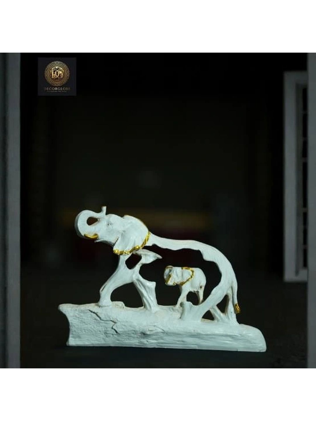 DecorGlobe White Figurine Showpiece-image-12