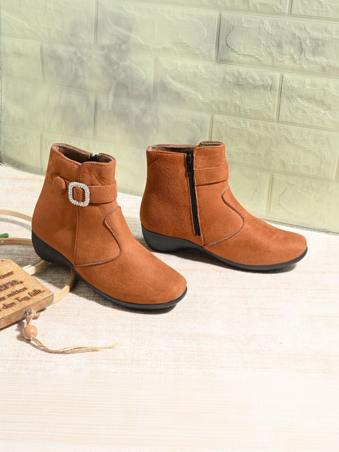 Killer Women Round Toe Zip Regular Boots-picture-13