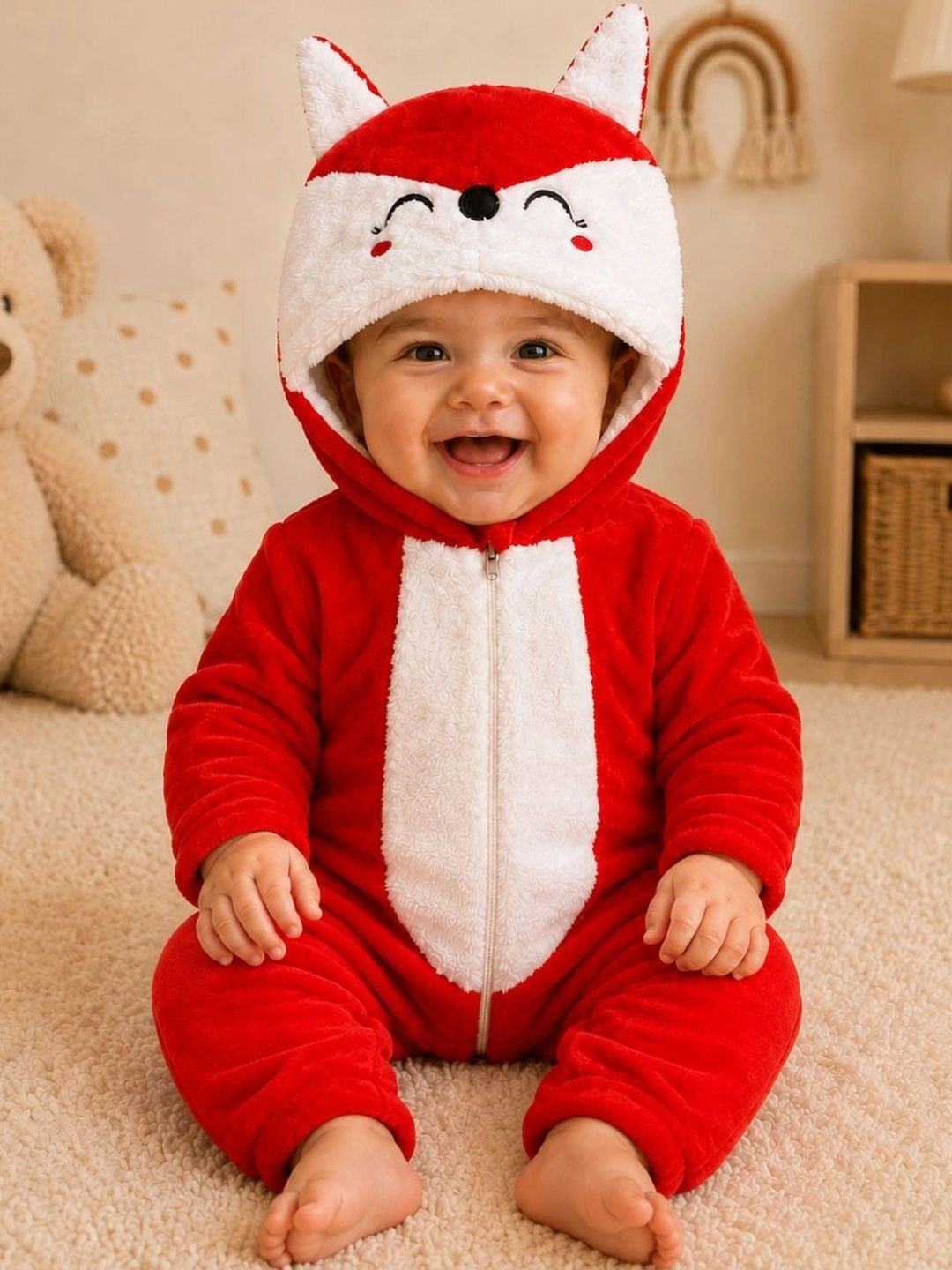 BAESD Infants Animal Printed Hooded Rompers-picture-43