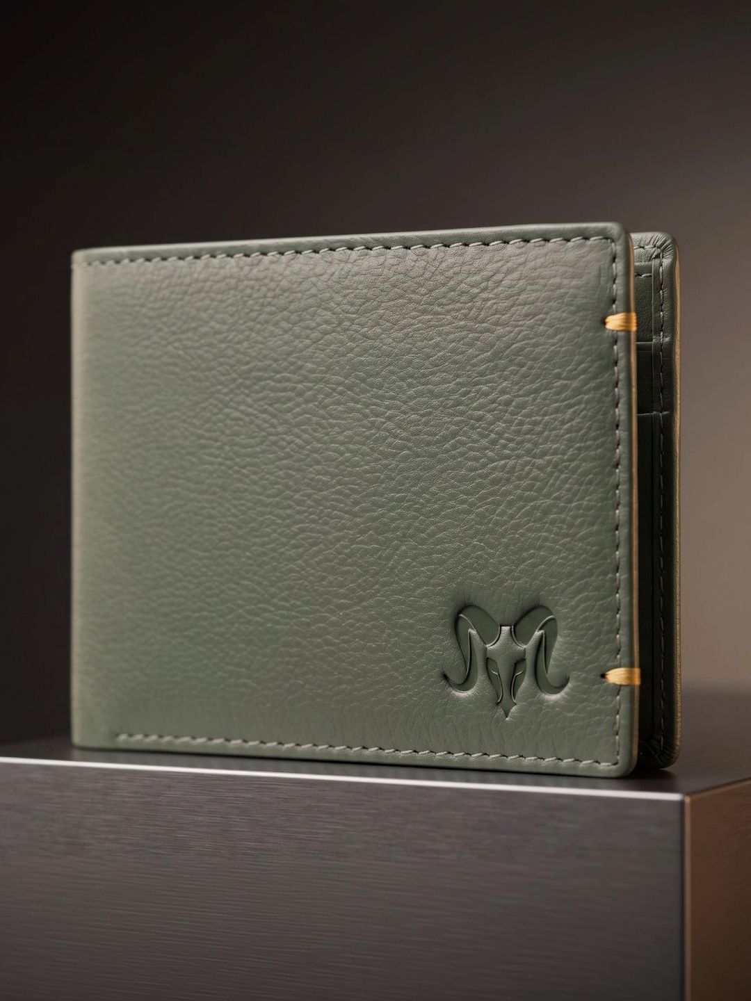 Aries Men Textured Leather Two Fold Wallet-picture-24