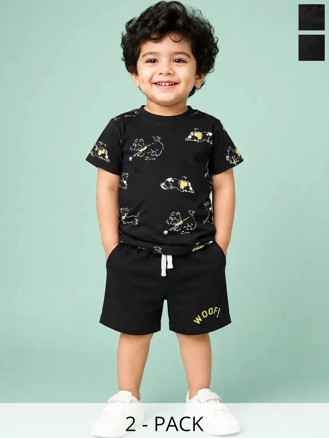 Bloomup Boys Printed T-shirt with Shorts-picture-34