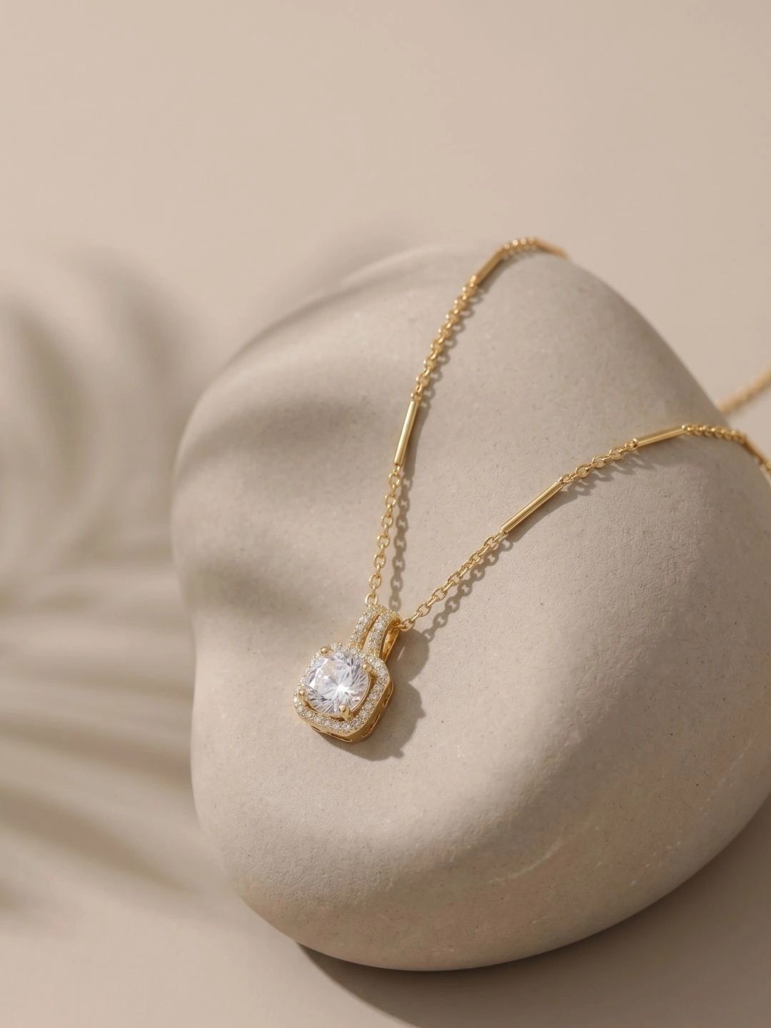 DressBerry Brass Gold-Plated Layered Necklace-image-38