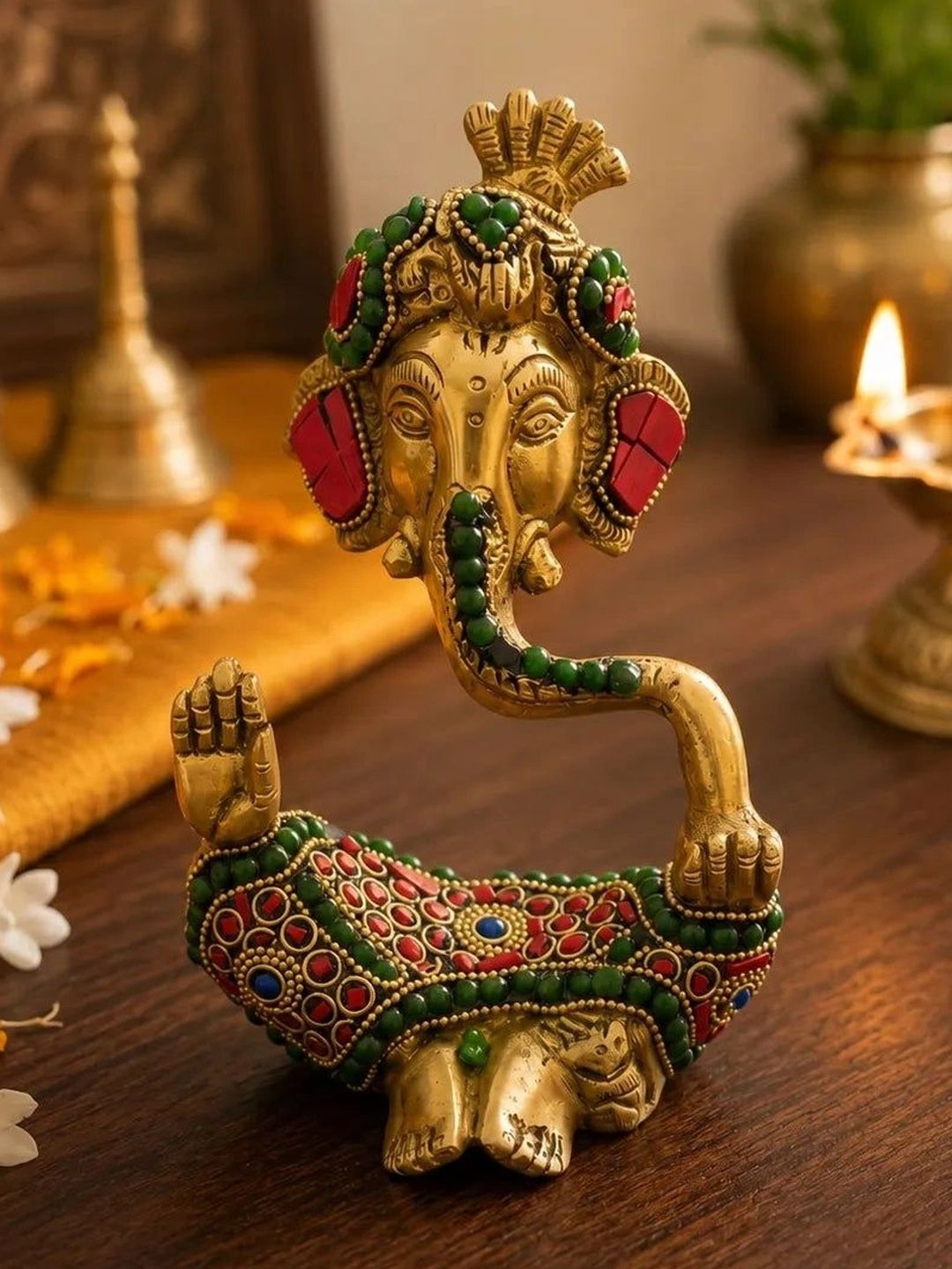 DecorGlobe Multicoloured Religious Idol Showpiece-image-19