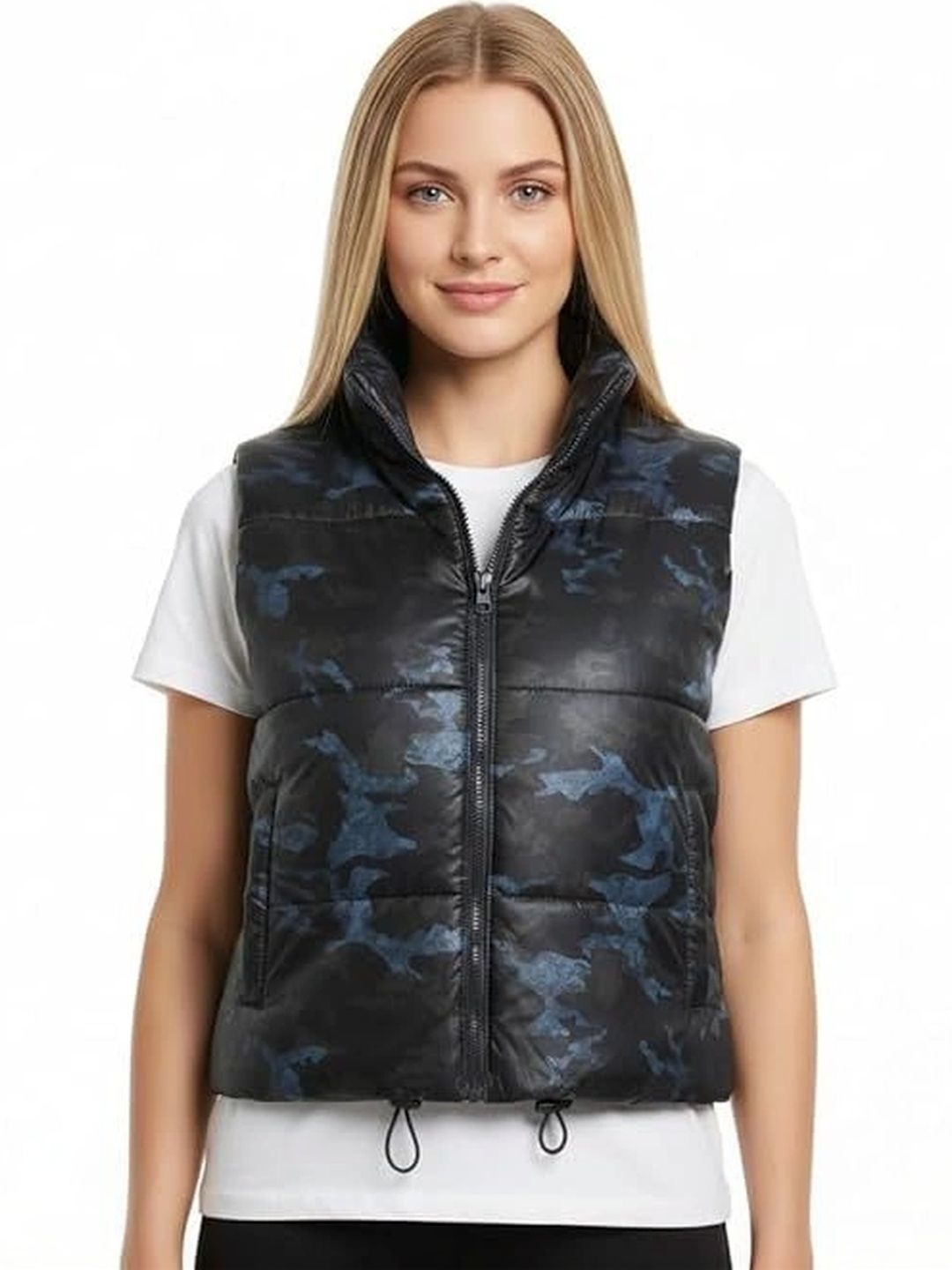 TROO BLUE Women Camouflage Lightweight Jacket-picture-35